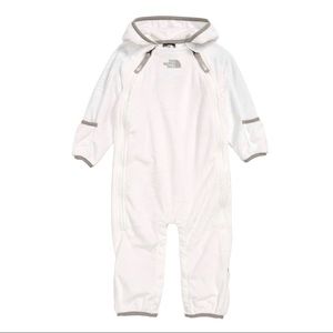 The North Face fleece one piece suit, 3-6 months.